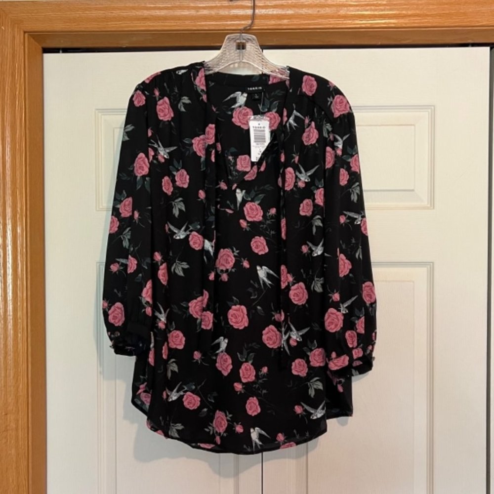 NWT Torrid Peasant Blouse Size 1